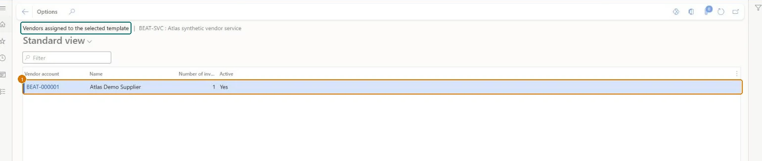 Generate the recurring invoice (zoomed on the outlined fields)