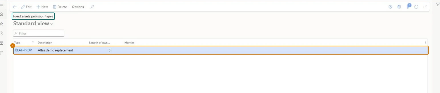 Add the provision type (zoomed on the outlined fields)