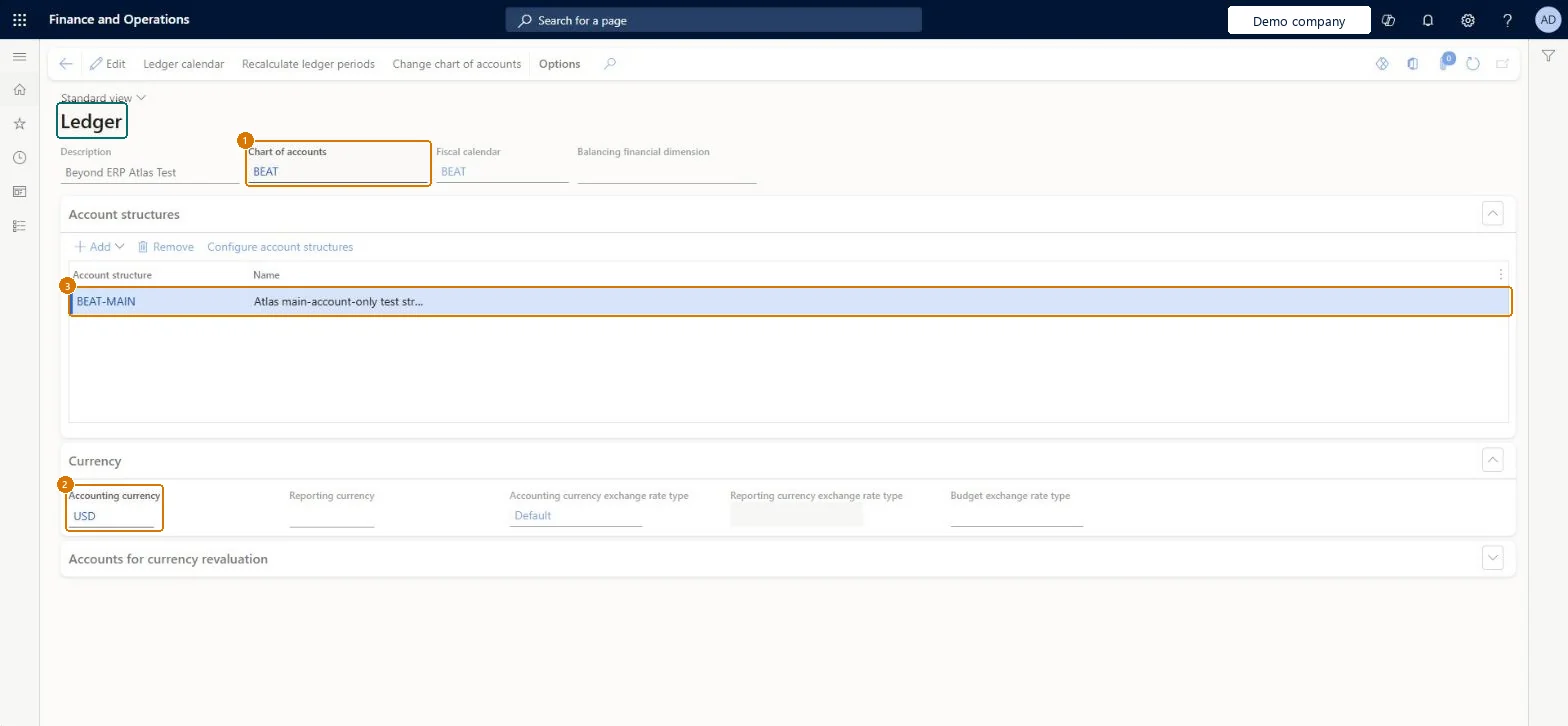 Set up the ledger